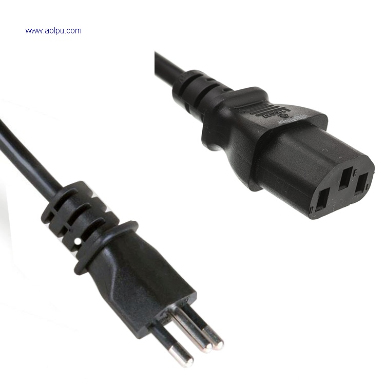 NBR14136/60884 standard Inmetro approval power cord for brazil