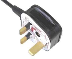 BS 3 pin power cord(ASSEMBLY)