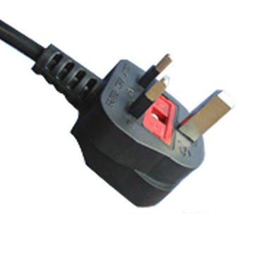 BS 3 pin power cord(MOLDED)