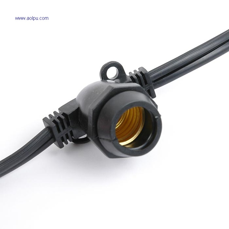 E17 Outdoor vintage string light cord