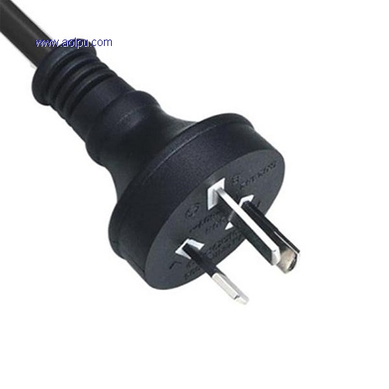 SAA approval AU 3 pin power cord